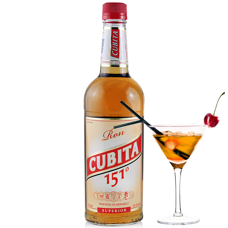 洋酒古貝塔151朗姆酒CUBITA美國原瓶原裝進口RUM