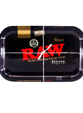 raw中号铁盘醒草盘收纳盘手卷Rolling Up盘blackwoods铁盘操作盘