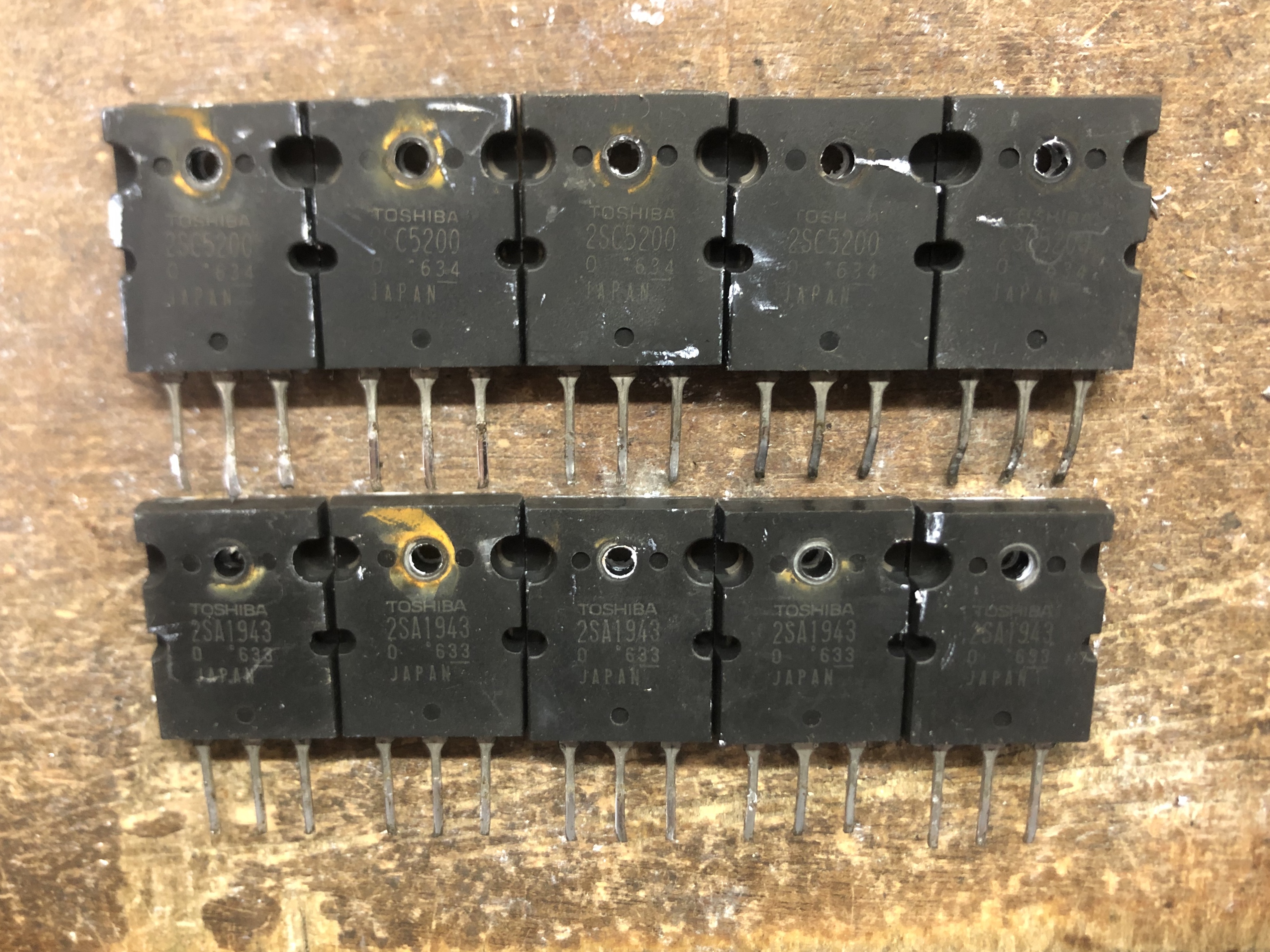 价格拆机东芝管功放音频对管