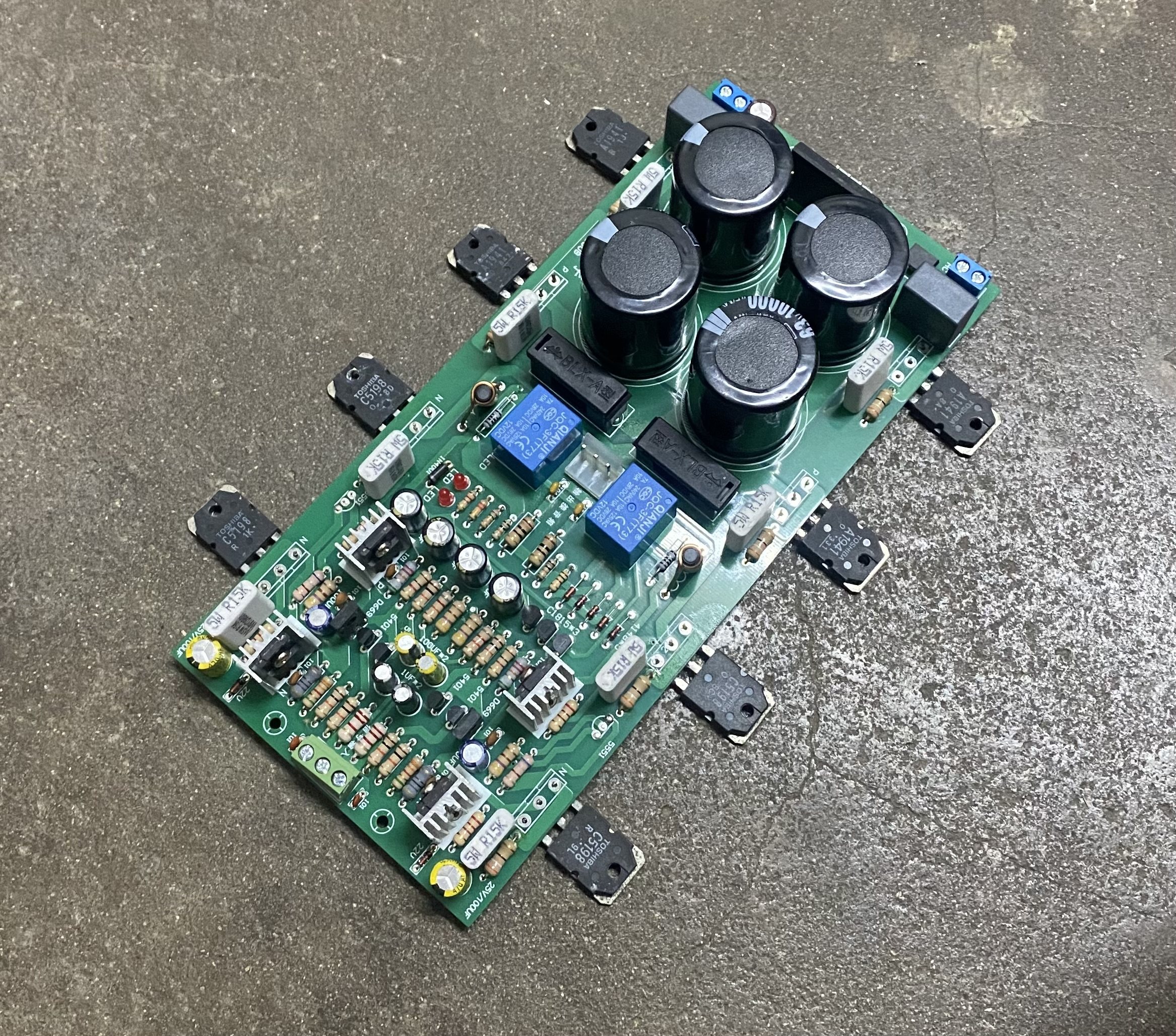 进口拆机东芝管C5198 A1941 2.0双声道大功率功放板音响成品板