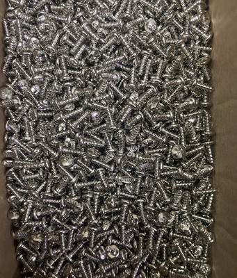 100只价格 进口自攻螺丝 十字槽自攻钉  M3x8mm