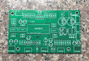 M65831卡拉ok板混响板 话筒麦克风放大板 pcb空板