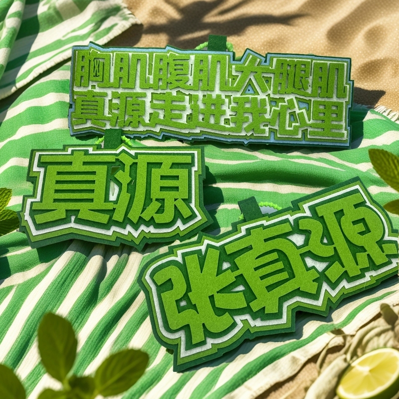 时代少年团张真源不织布文字签名周边应援书包挂件背包挂饰钥匙扣