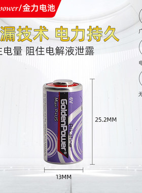 金力PX28G/PX28M电池GoldenPower空调遥控器车钥匙6V碱性电池2粒