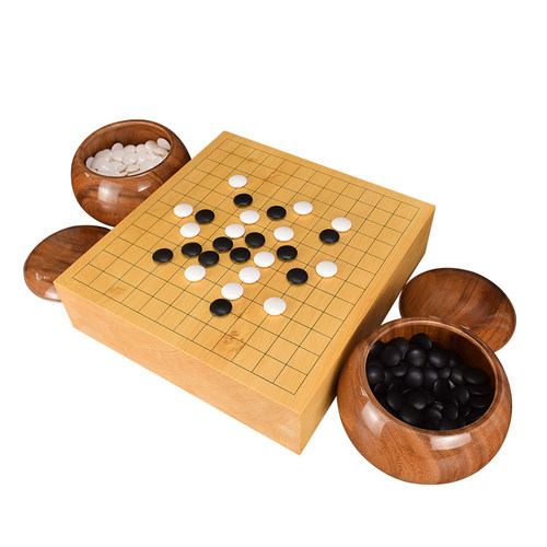 五子棋围棋棋盘13路香榧木
