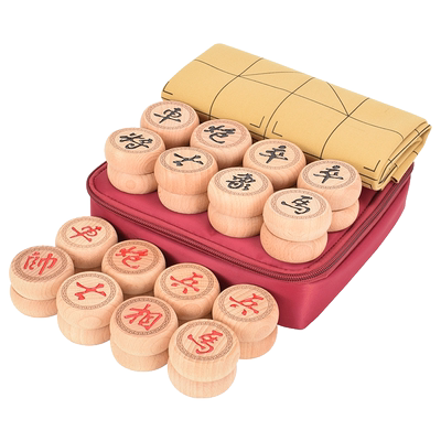 御圣高档大号红木儿童便携象棋