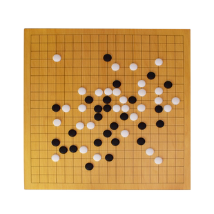 御圣围棋棋盘围甲同款金榧实木盘五子棋围棋象棋双面三用棋子套装