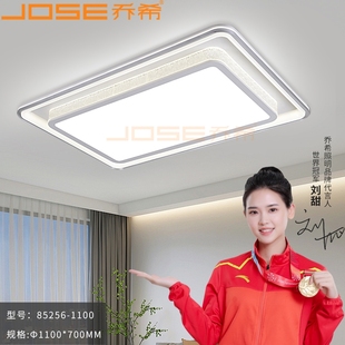 客厅吸顶灯乔希85256现代简约大气轻奢灯具1100*700MM