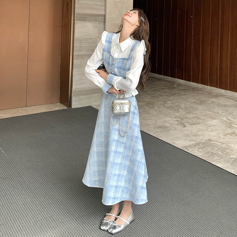 2025春装新款小香风套装女款气质上衣高级感长款半身裙两件套