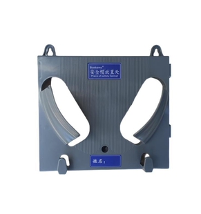 灰色安全帽放置摆放架车间壁挂式塑料帽架办公室存放挂架ABS红蓝