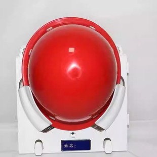 工地安全帽架存放架子车间安全帽收纳架壁挂式安全帽架展示架壁挂