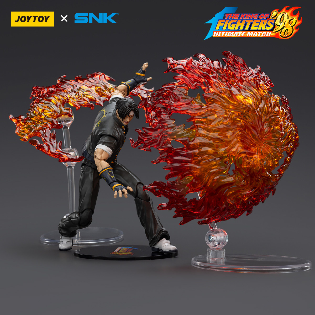 JOYTOY暗源拳皇KOF 98UM 草薙京 主人公队1/18经典游戏可动手办