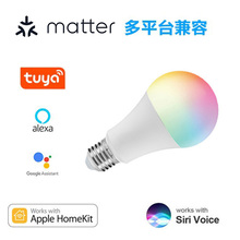 Matter homekit智能灯泡远程控制可调色调亮度SIRI语音