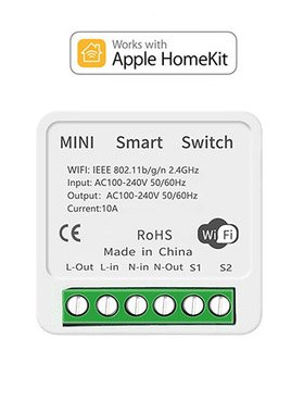 homekit认证扫码直连WiFi智能开关siri语音远程控制MATTER通断器