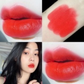 女王萝卜505珊瑚橘色口红滋润持久暖橘色唇膏学生评价孕妇可用