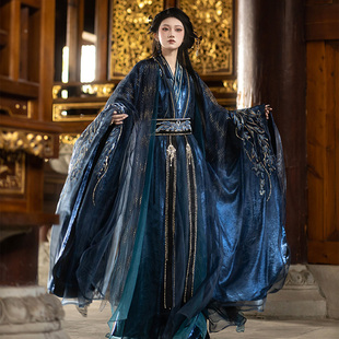 云诀槐叙2025新款男女同款影视风重工绣花魏晋南北朝帅气仙气套装