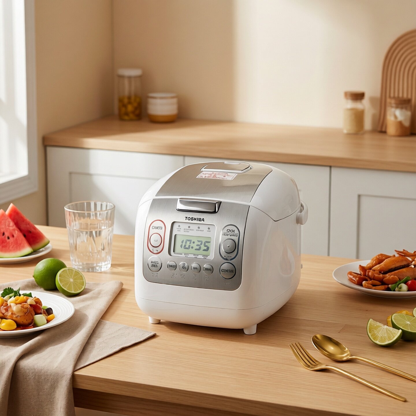 Toshiba/东芝 RC-18NMFI 东芝电饭煲整机进口2-8人大5L不锈钢内胆