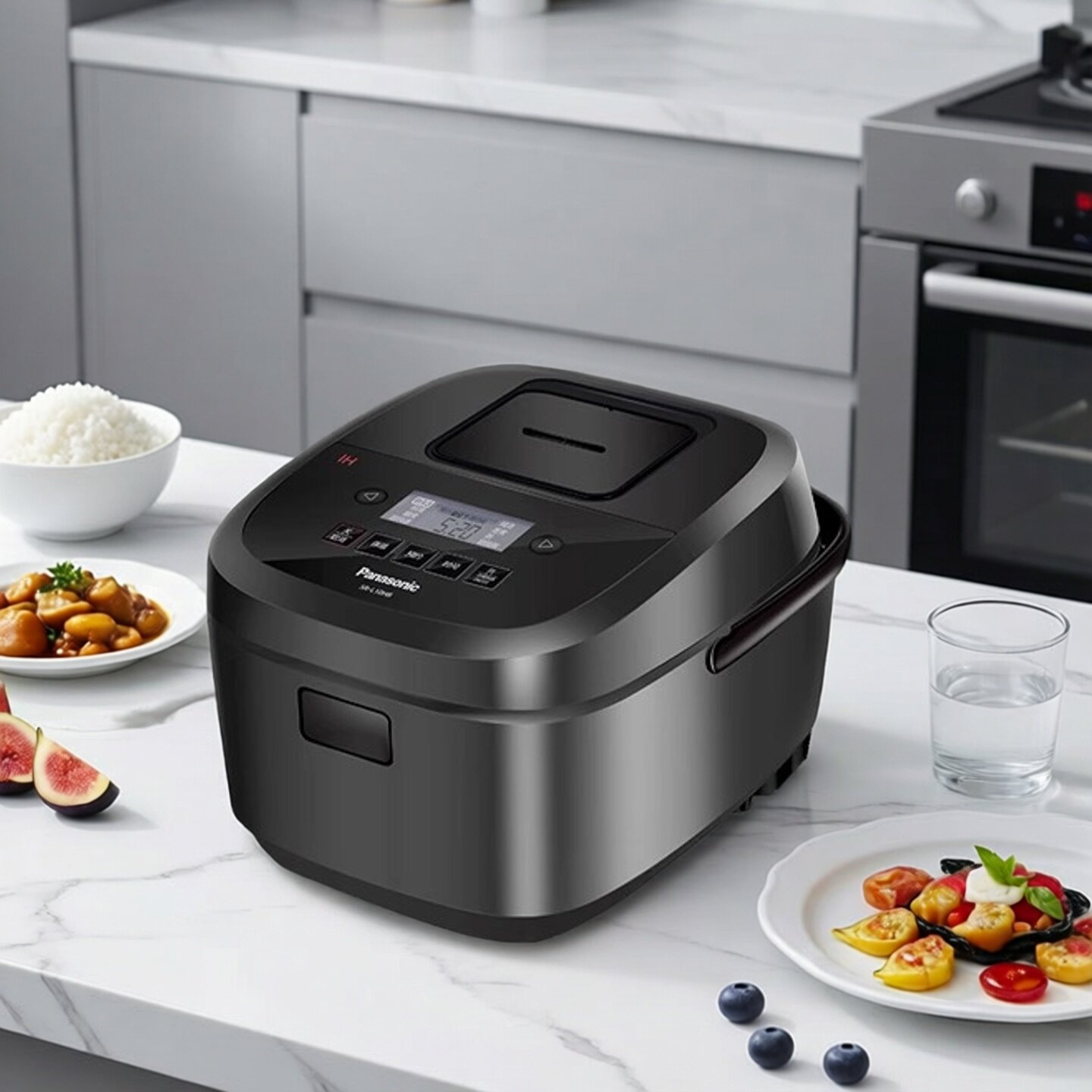 Panasonic/松下 SR-H100SM 松下智能电饭煲2人-3人家用3L电磁加热
