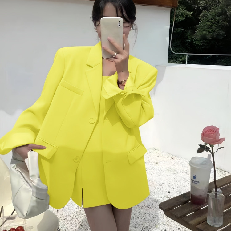 2025早春新款韩版气质百搭西装外套女高级感炸街流行小西服套装裙