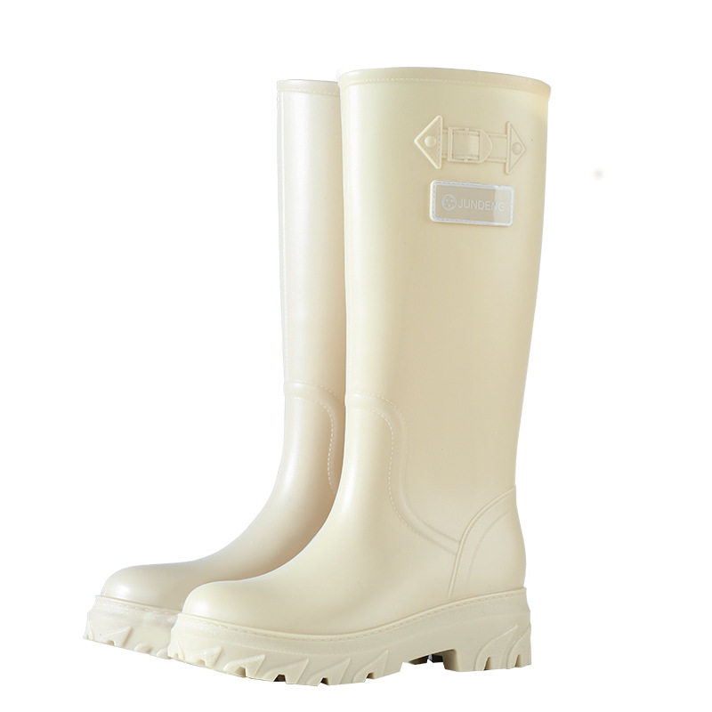 新款韩版女士雨鞋加高加厚高筒防水防滑雨靴工作外出塑胶耐磨套鞋
