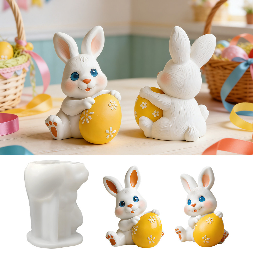 复活节兔子彩蛋香薰蜡烛硅胶模具diy兔子鸡蛋桌面摆件石膏模具,饰品/流行首饰/时尚饰品新,其他DIY饰品配件,淘宝优惠券,粉丝福利购,淘宝优惠卷