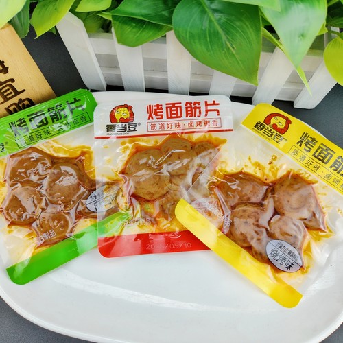 香当豆烤面筋片素肉豆干辣条豆制品辣条素肉豆干辣条素肉豆干辣条