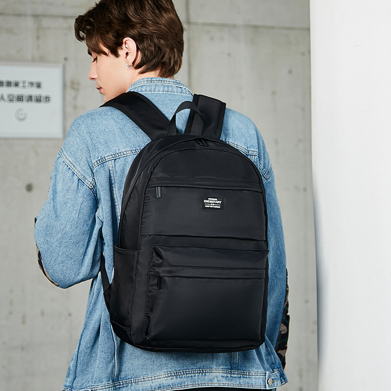 双肩包男士防水大容量旅行背包运动休闲大学生书包男款backpack