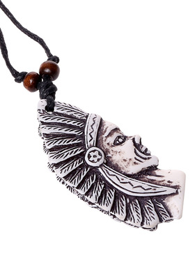 饰品  项链 复古小饰品 印第安头像项链 少数民族