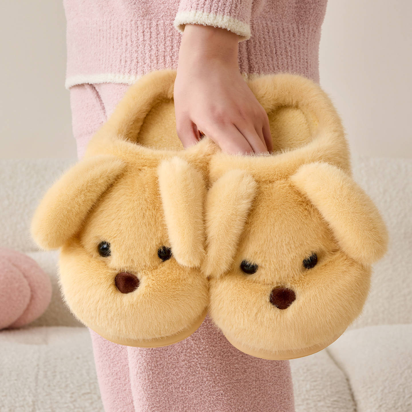 棉拖鞋女款冬季2025新款室内居家保暖可爱卡通拖鞋家用女秋冬天