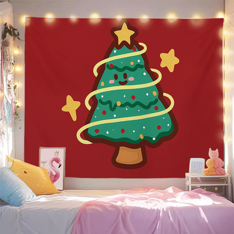 ns圣诞节卡通可爱挂布出租屋墙面遮丑墙布装饰派对氛围感背景布,节庆用品/礼品,节庆布艺用品,淘宝优惠券,粉丝福利购,淘宝优惠卷