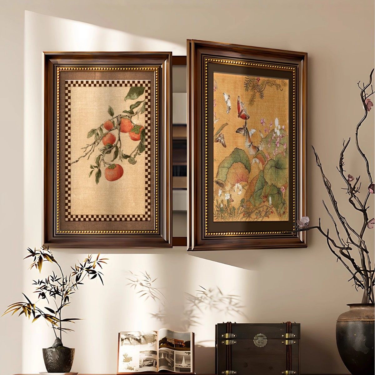 法式中古风电表箱装饰画双开门配电箱遮挡挂画总开关壁画免打孔,家居饰品,电表箱装饰画,淘宝优惠券,粉丝福利购,淘宝优惠卷