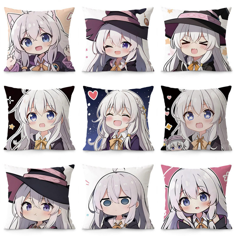 魔女之旅伊蕾娜抱枕二次元动漫周边沙发靠垫可定双面方形绒面枕头,模玩/动漫/周边/娃圈三坑/桌游,动漫毛绒/抱枕/坐垫,淘宝优惠券,粉丝福利购,淘宝优惠卷