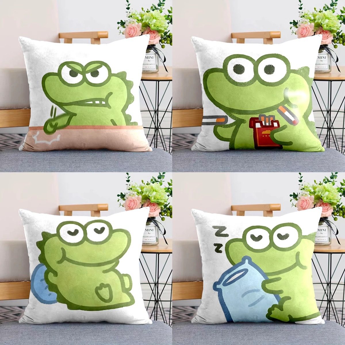 鳄鱼旦旦周边抱枕双面卡通可爱沙发枕头办公室午睡枕宿舍卧室靠垫,居家布艺,午睡枕,淘宝优惠券,粉丝福利购,淘宝优惠卷