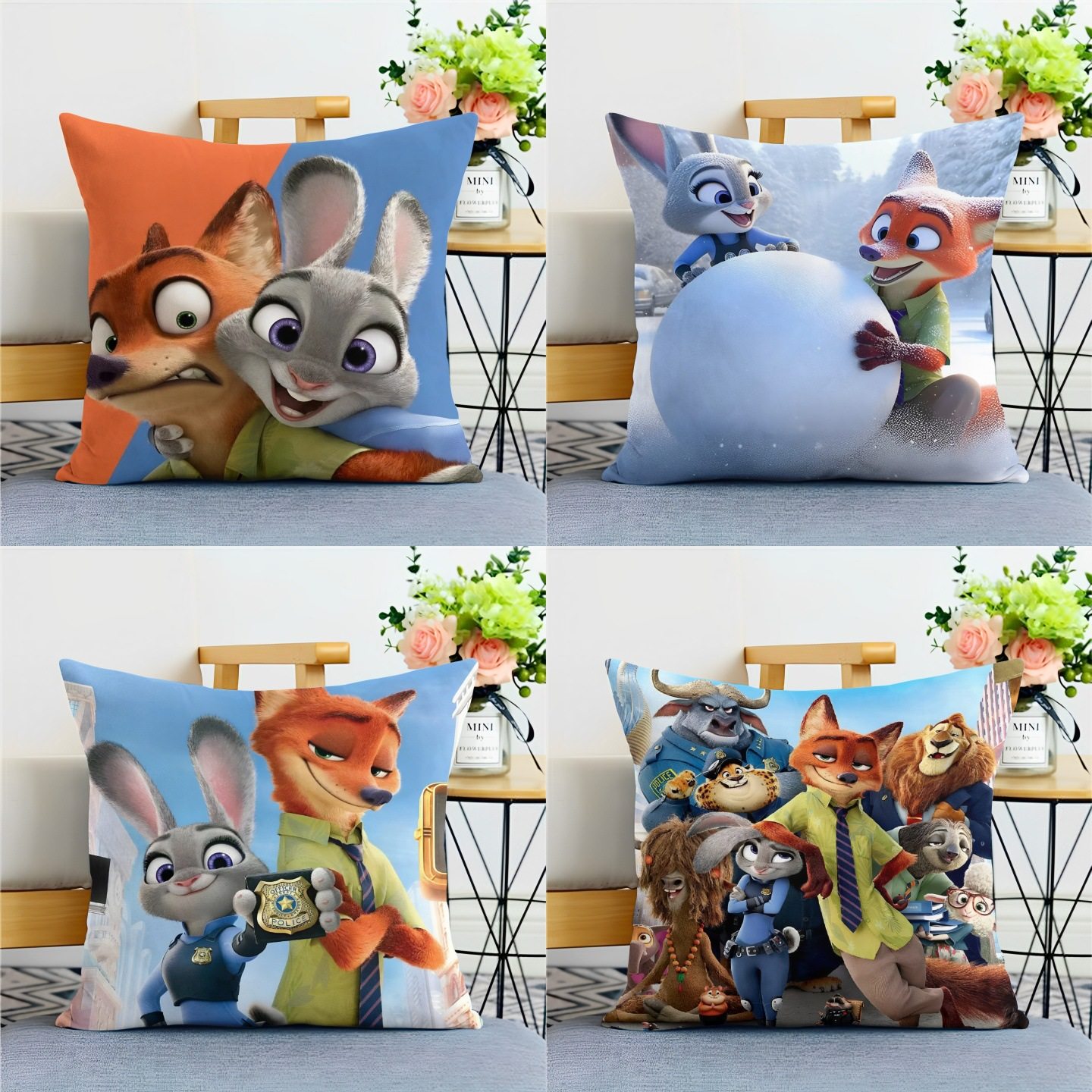 疯狂动物城周边抱枕兔朱迪狐尼克公仔卡通可爱儿童靠枕卧室靠背枕,模玩/动漫/周边/娃圈三坑/桌游,动漫毛绒/抱枕/坐垫,淘宝优惠券,粉丝福利购,淘宝优惠卷