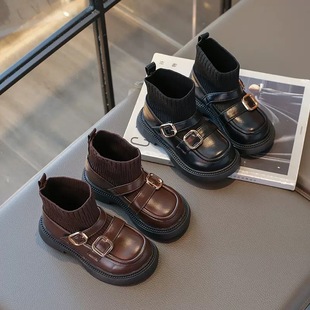 【粉丝福利】时尚秋季儿童百搭英伦风简约皮鞋XOW049