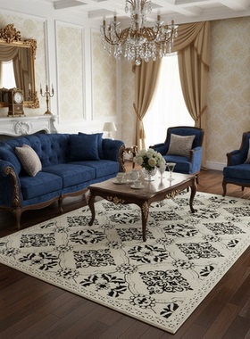 2025新款地毯客厅轻奢可擦免洗防水硅藻丝加厚编织防摔婴儿免打理