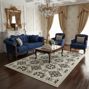 2026新款地毯客厅轻奢可擦免洗防水硅藻丝加厚编织防摔婴儿免打理