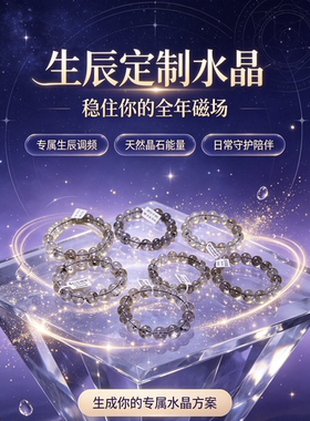 一对一生辰定制水晶，稳住你的全年磁场