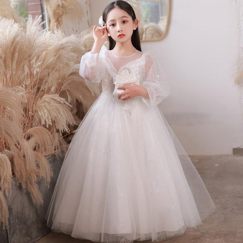 女童礼服公主裙儿童婚纱裙