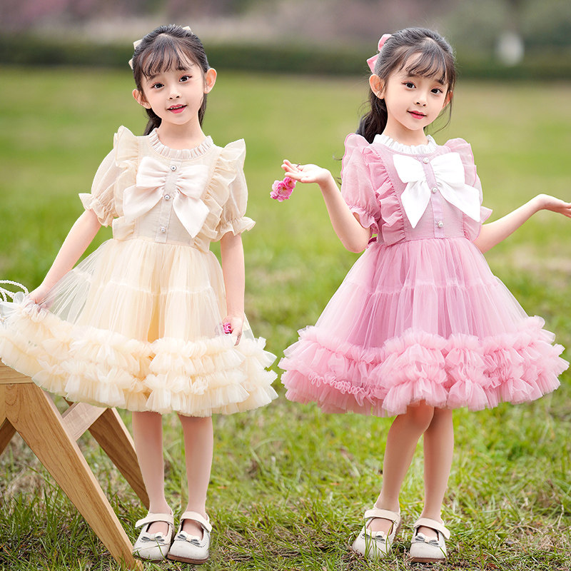 女童夏装连衣裙2026新款夏季洋气童装小女孩公主裙儿童装裙子夏款