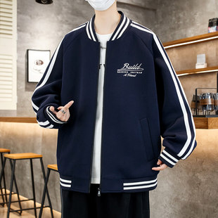 青少年棒球服男春秋季 潮牌復古夾克 初高中學生運動上衣服外套時尚