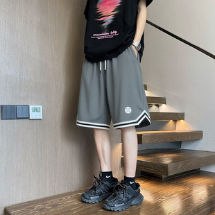 青少年男孩纯棉短裤夏季薄款休闲运动裤子初中学生宽松直筒五分裤