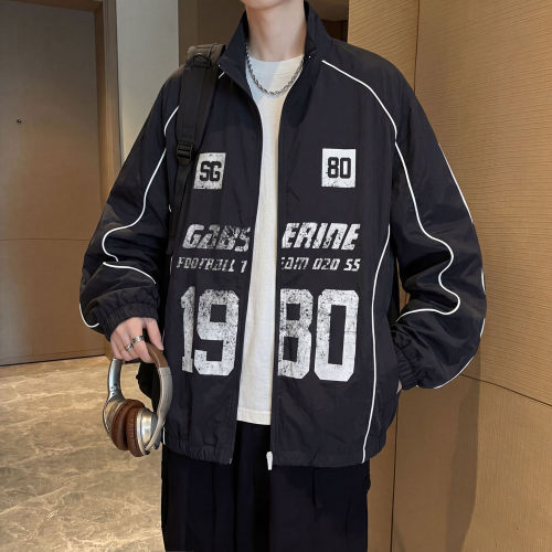 防紫外线防晒衣男夏季高级感痞帅青少年外套超薄款速干冰丝防晒服