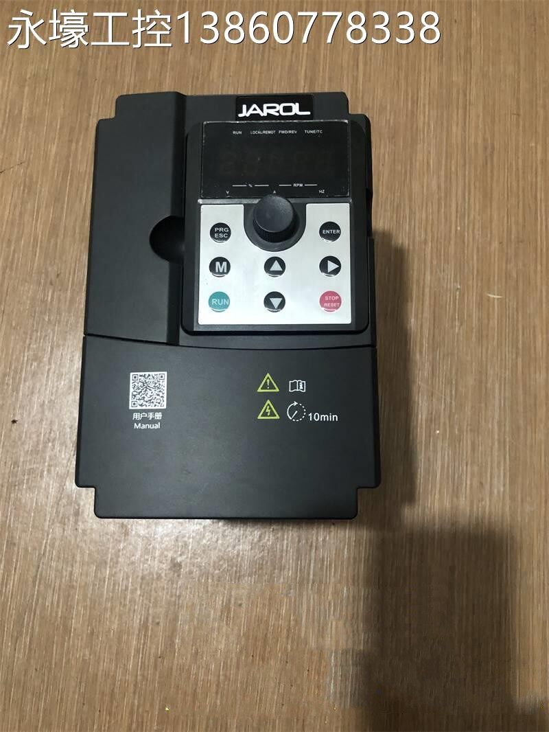 拆机jarol变频器jac300-1r5gb-4-5013通用佳乐变频器1.5kw 380v
