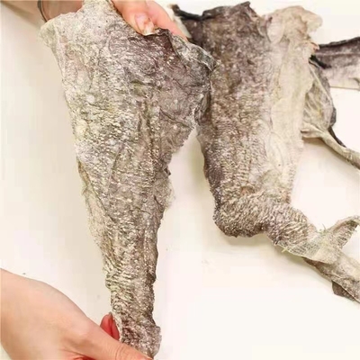 鳕鱼皮深海鱼干鱼皮整张自然风干晾晒风干500g水产干货生鱼皮