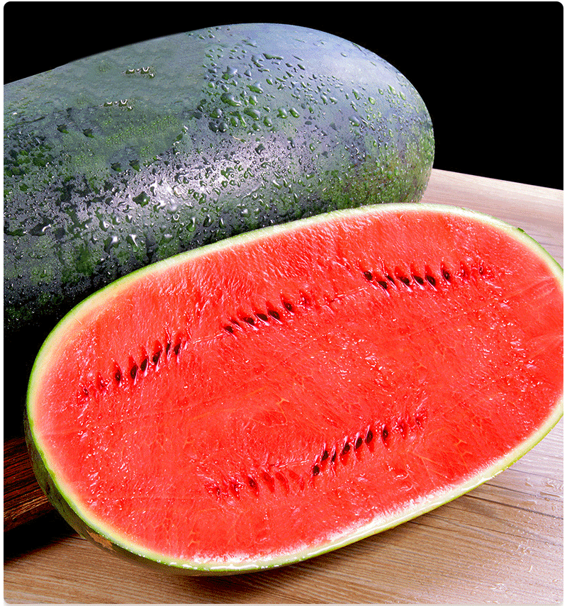 广西黑美人西瓜现摘5-7斤新鲜应当季水果薄皮黑籽大西瓜甜瓜包邮