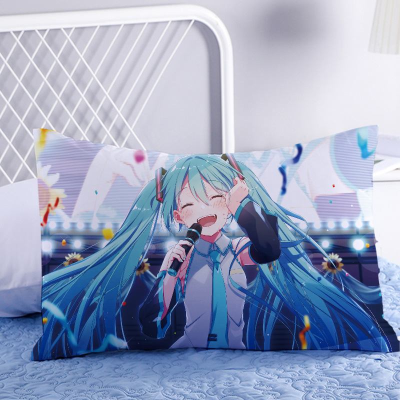 初音未来MIKU动漫抱枕二次元周边靠枕靠垫公主殿下卡通枕头套周边