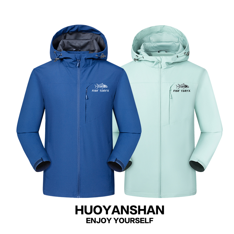 始祖鱼冲锋衣钓鱼防风透气夹克