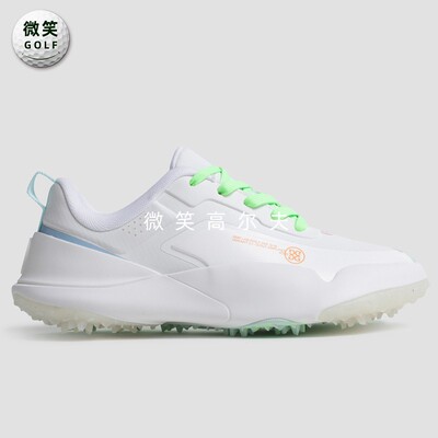 高尔夫球鞋配色系带防滑运动鞋女