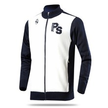 Ưu đãi đặc biệt 2018 mùa thu mới Hàn Quốc mua golf mặc quần áo cotton nam ấm áp dây kéo vest vai - Thể thao sau bộ quần áo gió nam lining